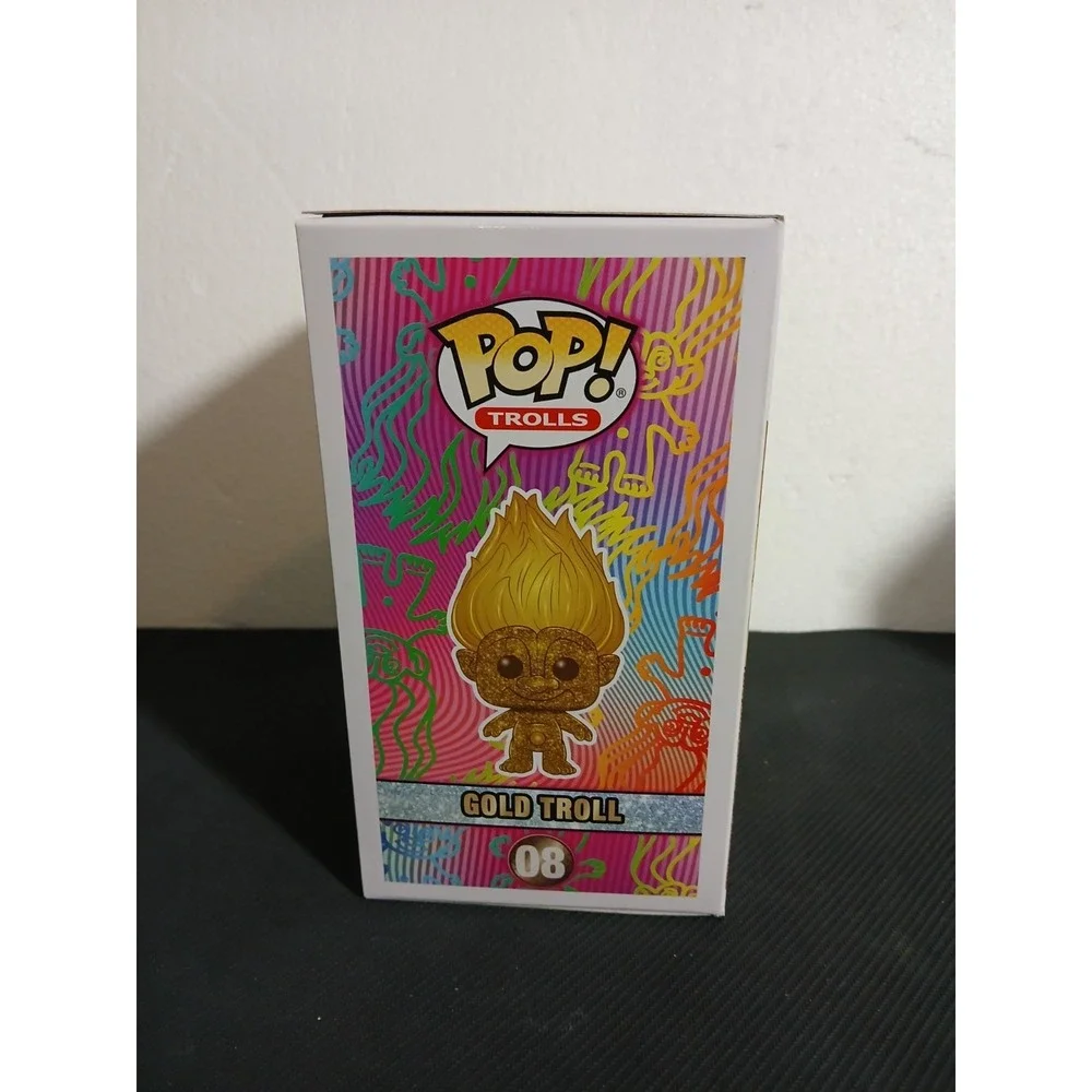 Funko Pop! Trolls Good Luck Trolls Gold Troll #08 Diamond Funko Shop LE